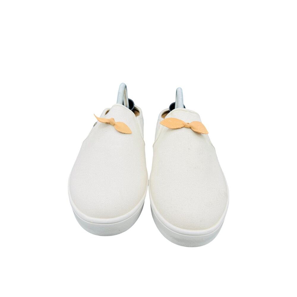 👟 Spenco Cream Canvas Slip-On Shoes 11D / 41.5 – Comfort Everyday Sneakers - Picture 3 of 8
